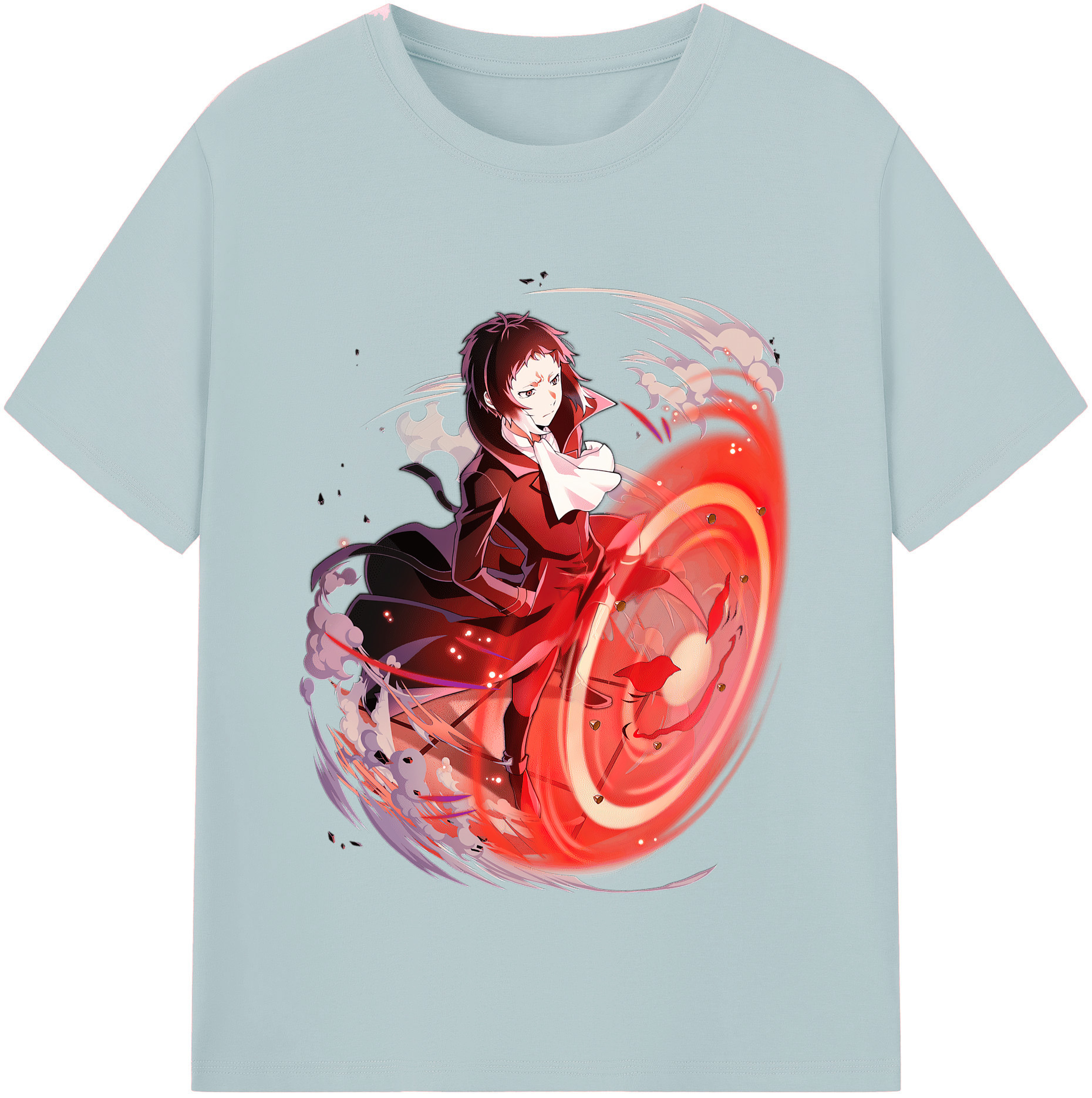 （画像用） 文豪ストレイドッグス Bungo Stray Dogs 綿100％半袖Tシャツ（フロントプリント）